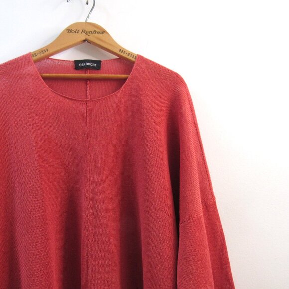 Eskandar Pure Linen Pullover Tunic - Picture 2 of 4